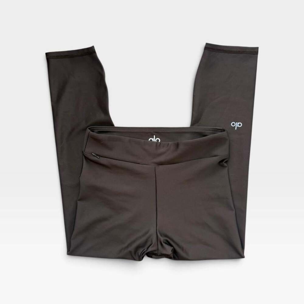 Alo Yoga Women's Brown and Black Leggings
